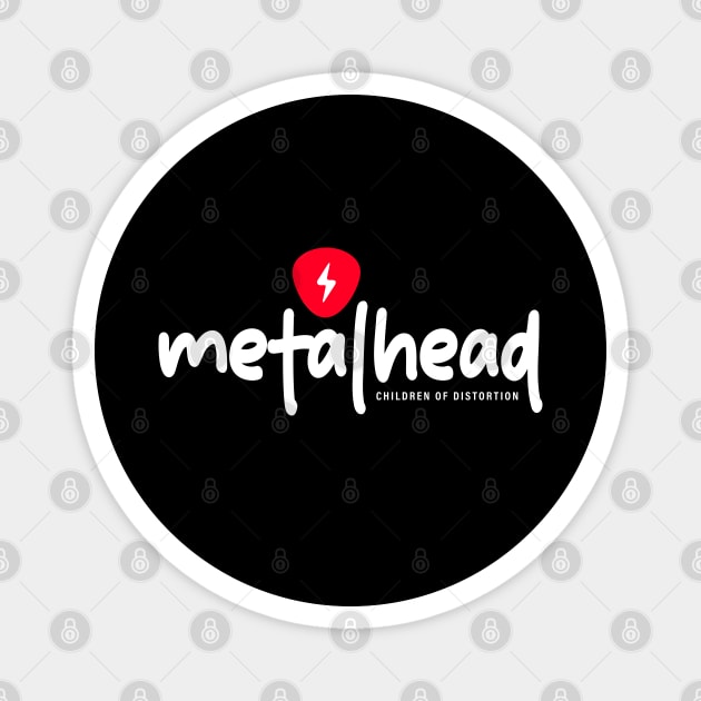 METALHEAD Magnet by artslaves
